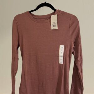 Target Women's Long Sleeve Top in Dusty Rose